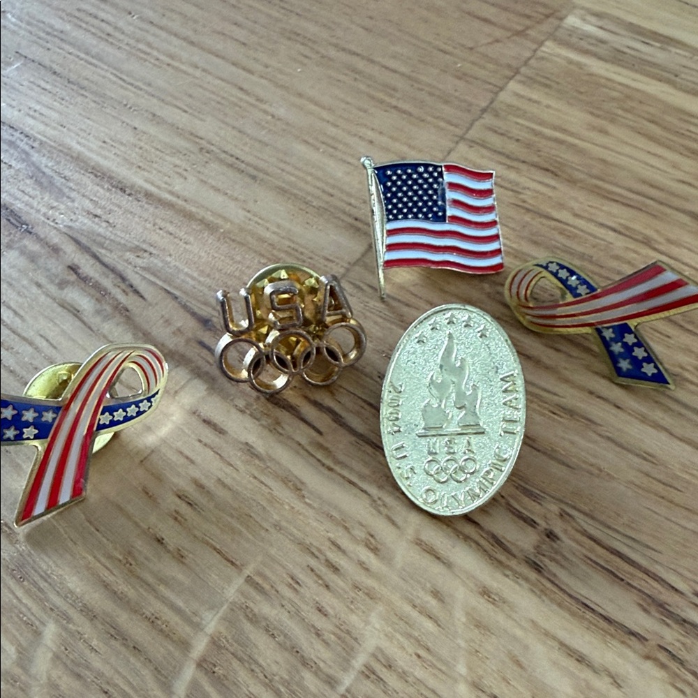USA Olympic Team Pin Set vintage set